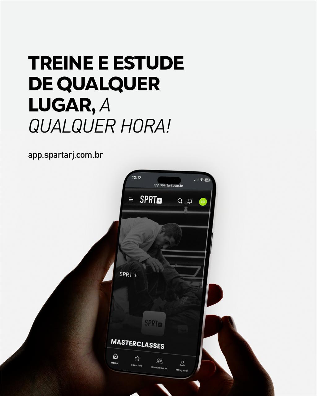 SPRT+ aberto no celular, treine e estude de qualquer lugar